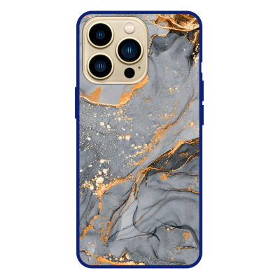 Husa IPhone 14 Pro, Protectie AntiShock, Marble, Rock